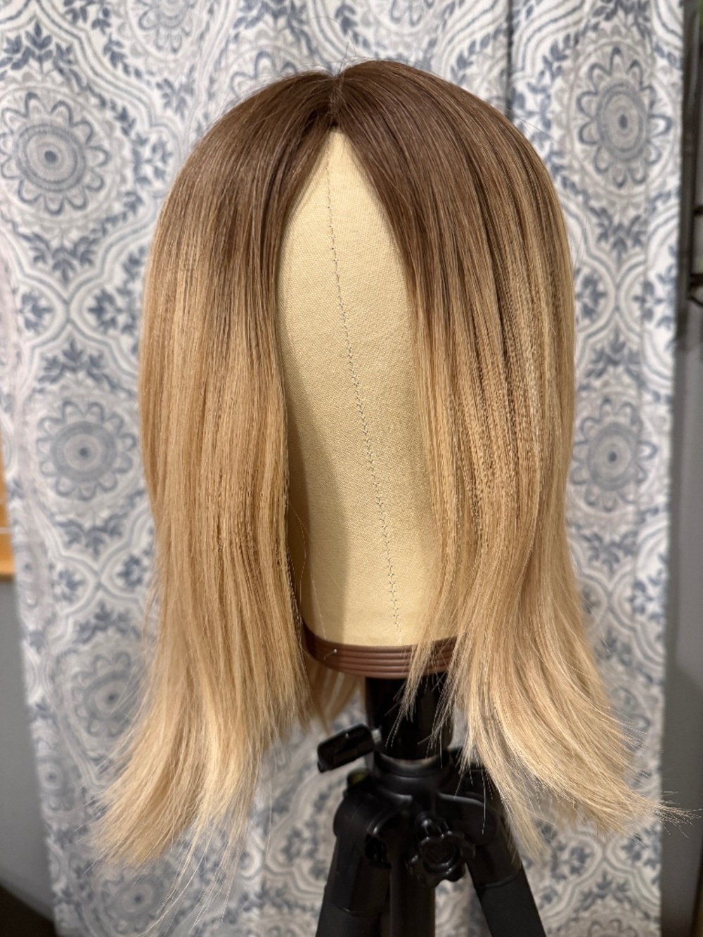 Madison Hair Topper 100% Remy Human Hair 9x9 Base
